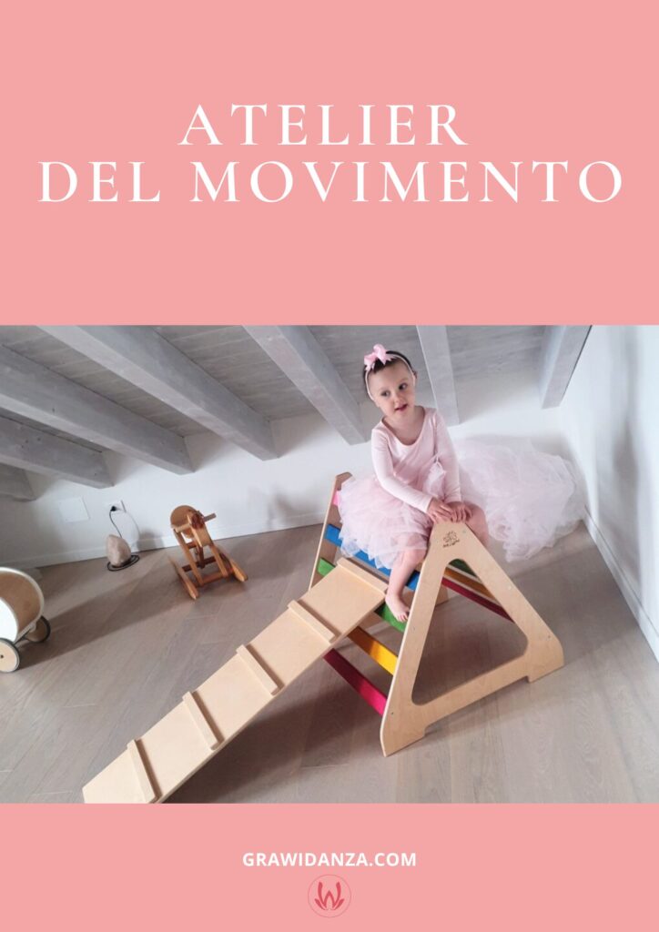 Copertina della guida in PDF Atelier del Movimento per bambini a casa
