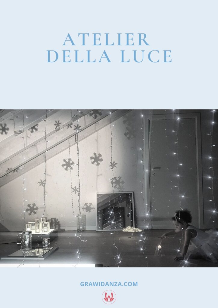 Copertina della guida in PDF Atelier della Luce per bambini a casa